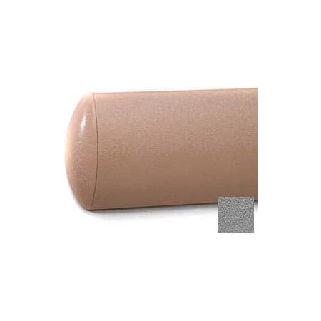 Pawling Crescent Shaped Wall Guard, Aluminum Retainer, 5"H x 12'L, Gray WG-5-12-5